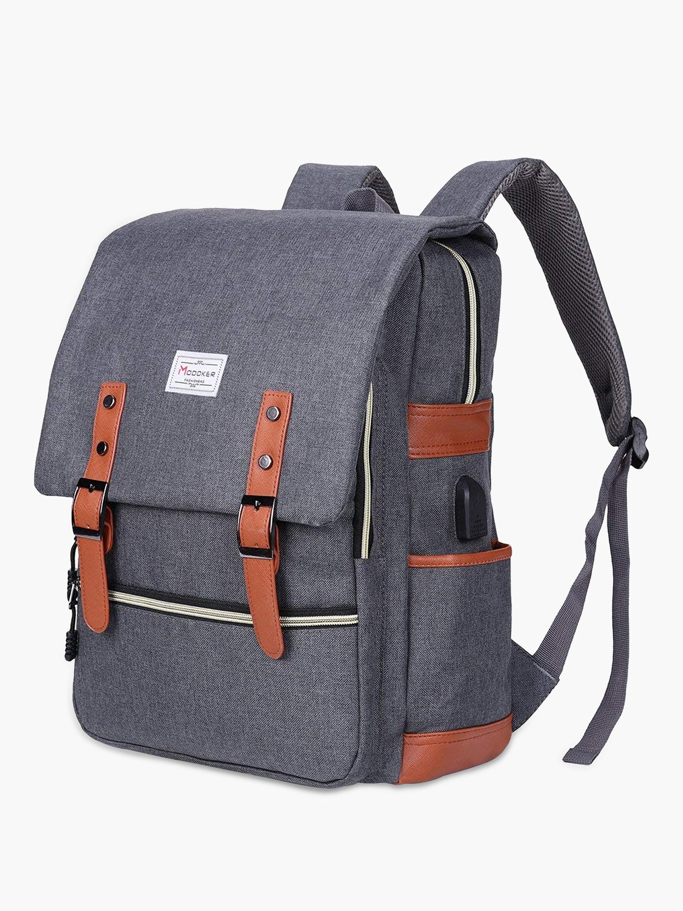 Canvas Backpack Unisex Vintage Casual Rucksack 17 inch Laptop Daypacks  Schoolbag