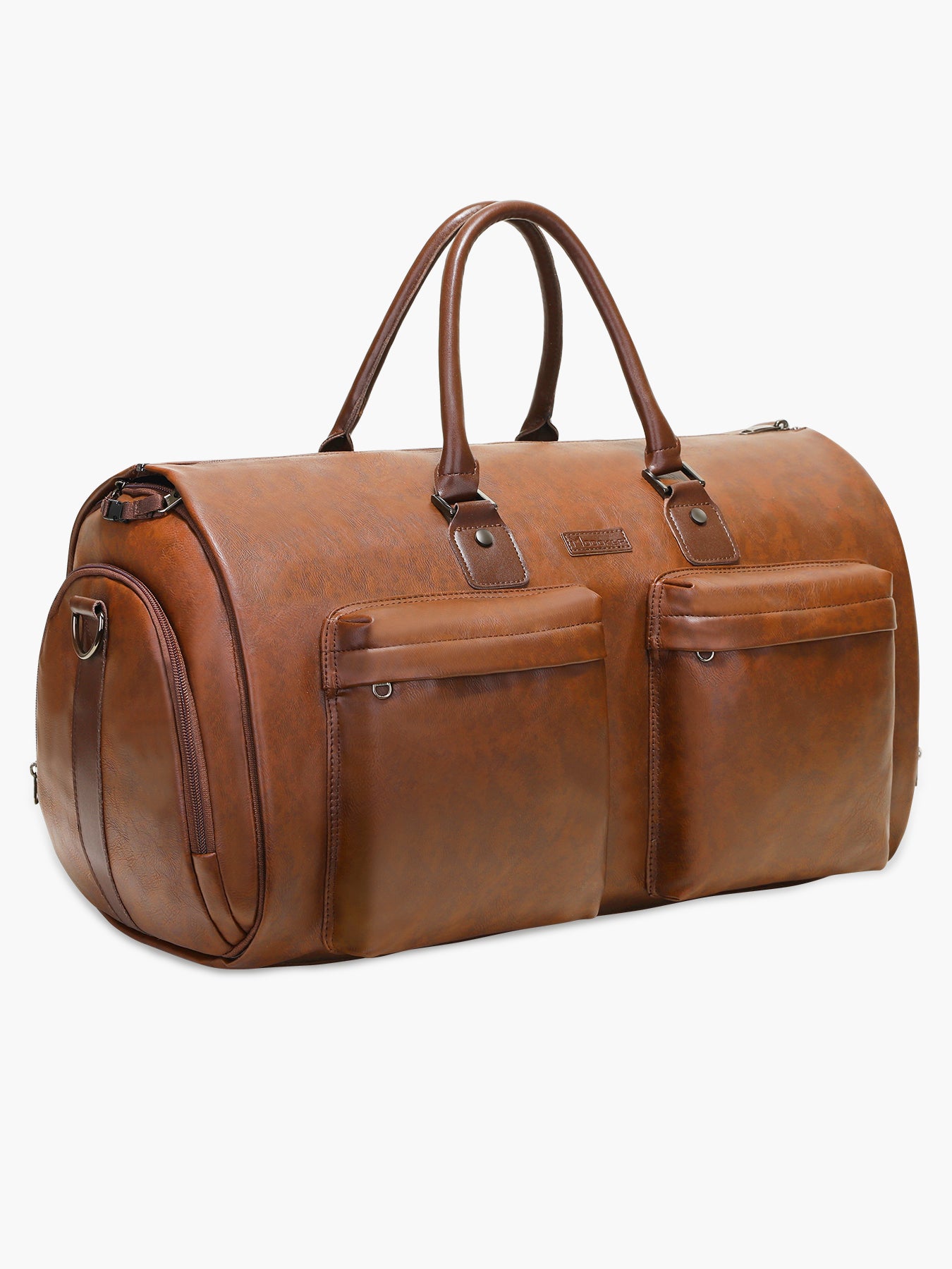 Modoker Convertible Leather Garment Bag For Travel Carry On - Modoker