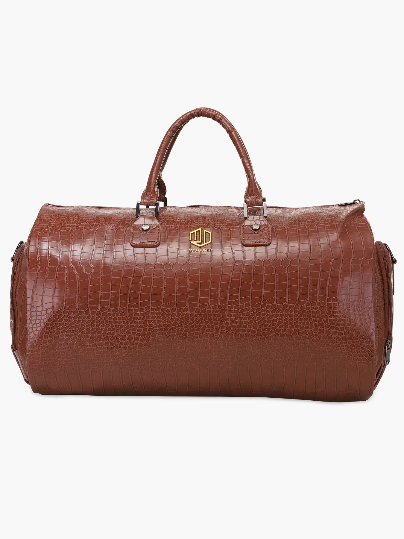 Leather Garment Duffle Bag — The Handmade Store
