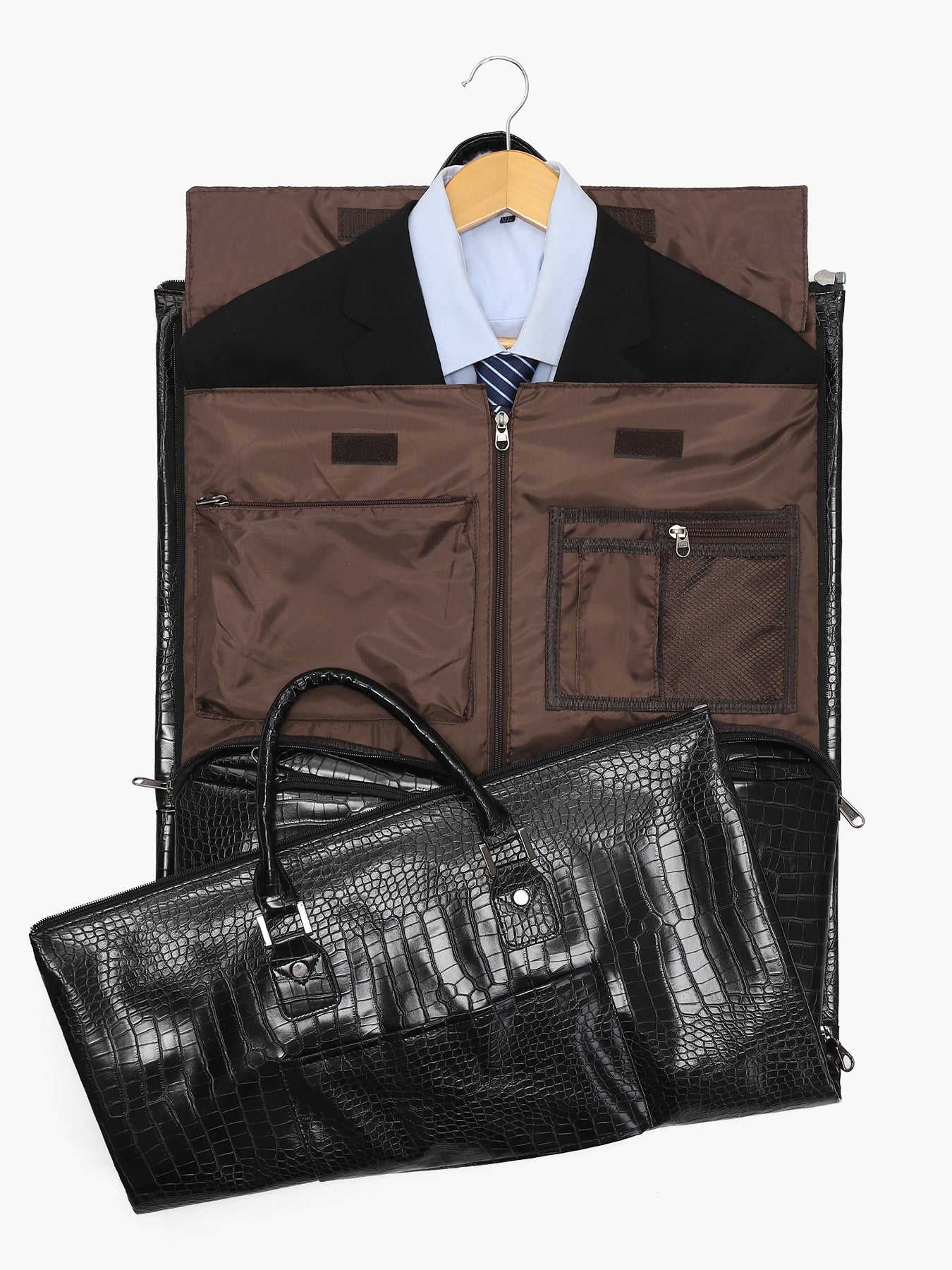 Garment Bags for Travel, Convertible Garment Bag with Detachable Hanging  Suit Bag, Carry on Travel Duffel Bag with Shoulder and Backpack Straps