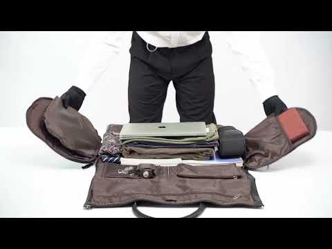 Convertible Leather Garment Bag for Travel-MODOKER – Modoker